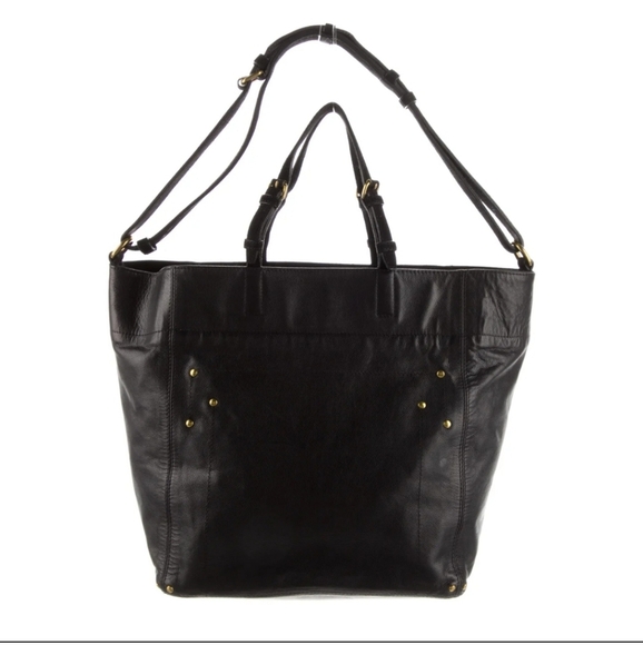 Jerome Dreyfuss Jacques Dark Blue Leather Tote/Crossbody – Chic Designer Bag - Picture 1 of 17